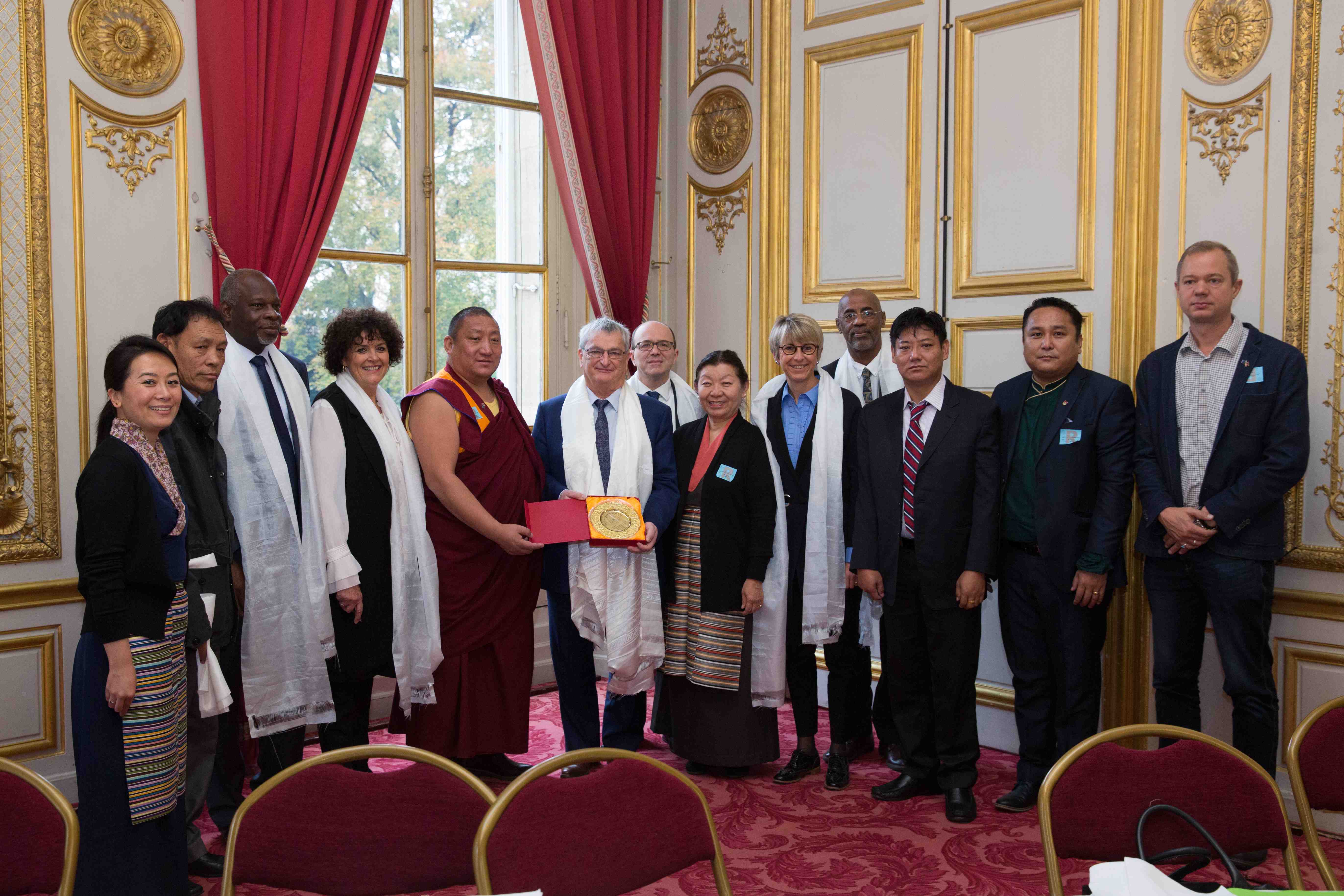 French Senators with Members of the Tibetan Parliament in Exile