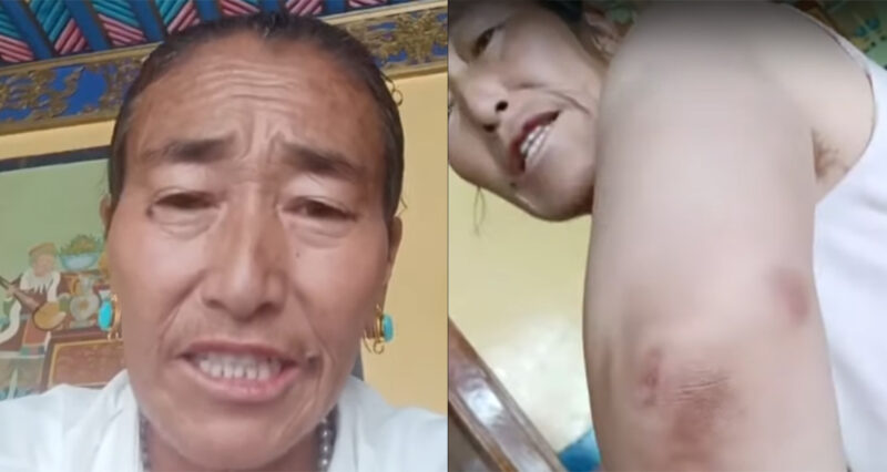 Chinese police brutality toward Tibetan woman seen in videos