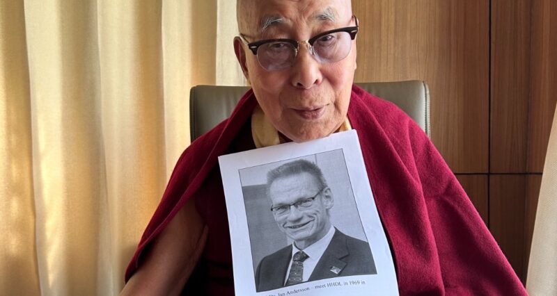 ICT founder Jan Andersson honored by the Dalai Lama