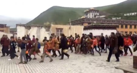 China forces young Tibetan monks out of monastery into government-run schools as part of drive to replace monastic education with political propaganda