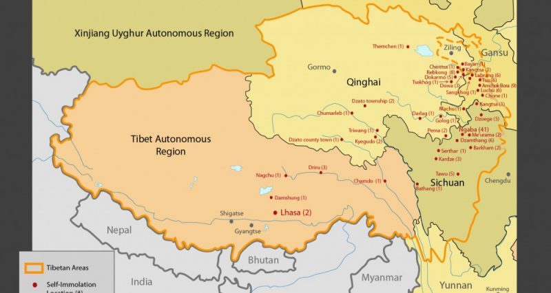 2009-2019 Self-immolations in Tibet