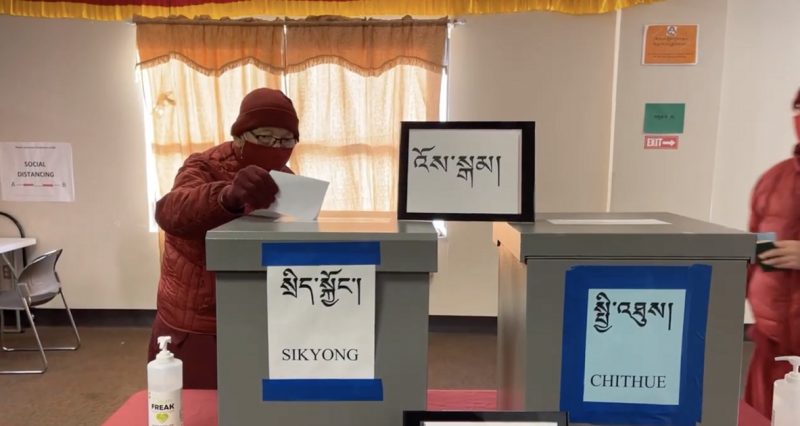 Tibetans in exile conduct first round of elections for president and parliament