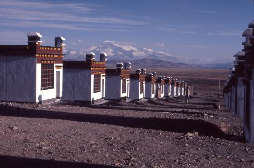 Nomad resettlement site in Darchen