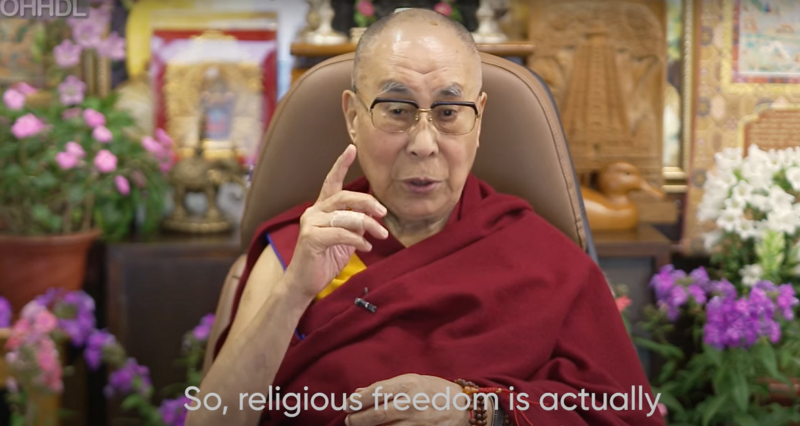 Dalai Lama: Religious freedom is ‘freedom of our thought’